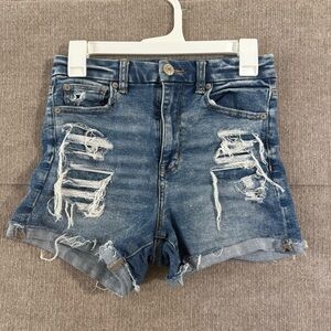 American Eagle Shorts Women's Size 2 Next Level Stretch Curvy Hi-Rise Shortie 3”